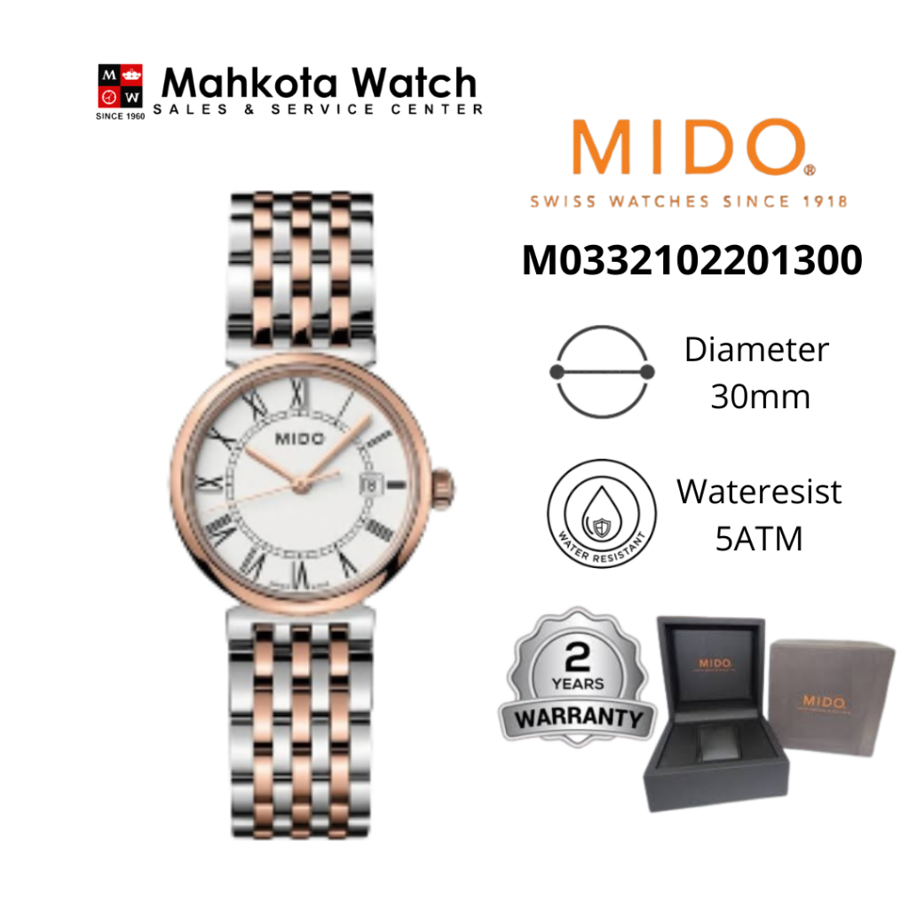 JAM TANGAN WANITA MIDO M0332102201300 ORIGINAL