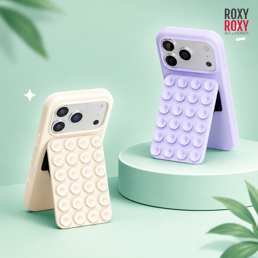 Softcase Gurita Suction Cup Iphone 11 | 11 Pro | 11 Pro Max | 12 | 12 Pro | 12 Pro Max Stand HP Anti