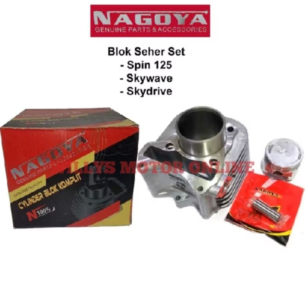 CYLINDER BLOK KIT PISTON SPIN 125
