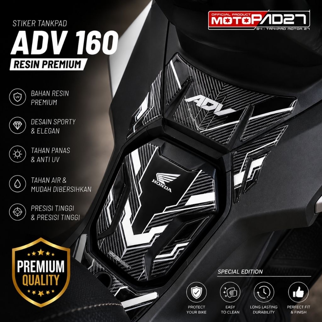 Stiker ADV 160 Stiker Tankpad ADV 160 Sticker Deckpad ADV 160