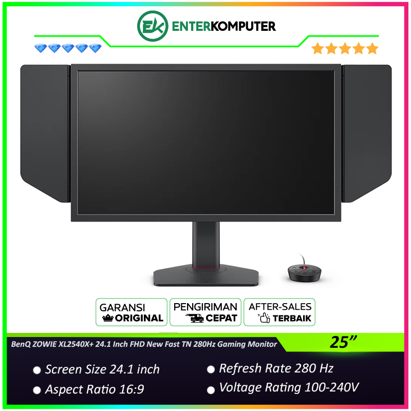 BenQ ZOWIE XL2540X+ 24.1 Inch FHD New Fast TN 280Hz Gaming Monitor / Monitor 25 Inch