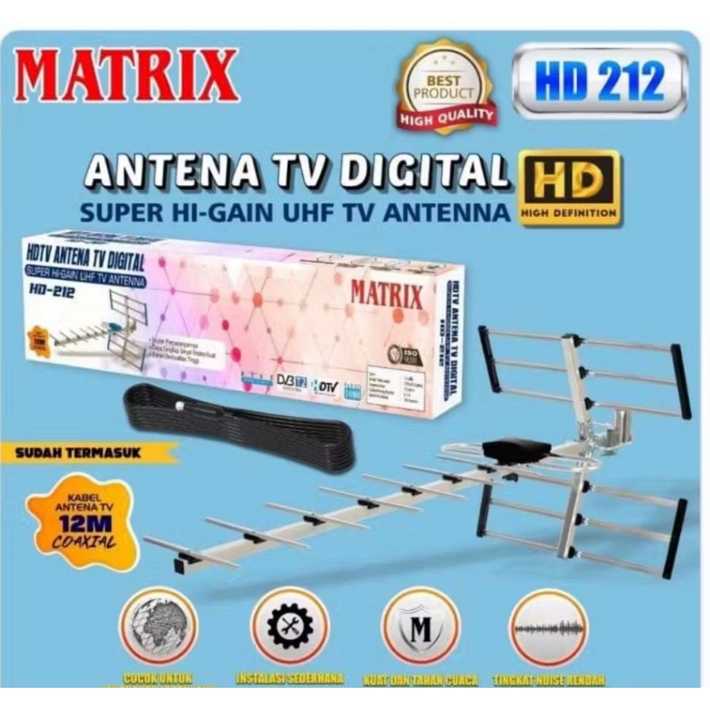 ANTENA DIGITAL MATRIX HD 212