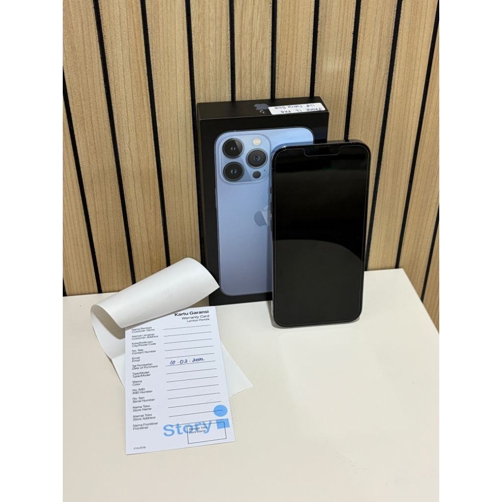 Iphone 13 Pro 128GB Sierra Blue Second Garansi Resmi