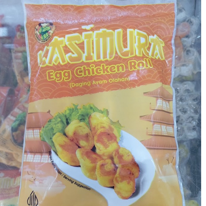 Bento Kasimura Egg Chicken Roll isi 3 Lonjor - Praktis, Lezat, Nikmati Setiap Gigitan