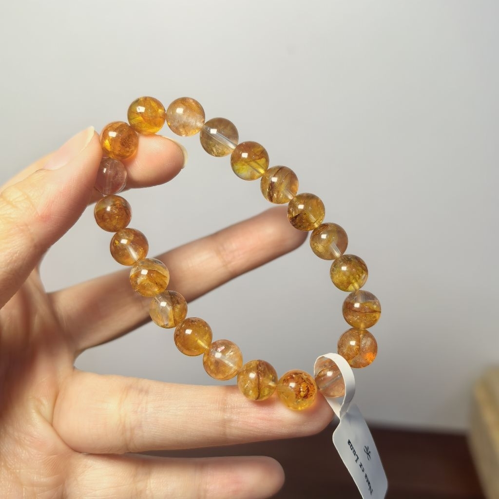 Golden healer crystal bracelet Gelang kristal healing kristal