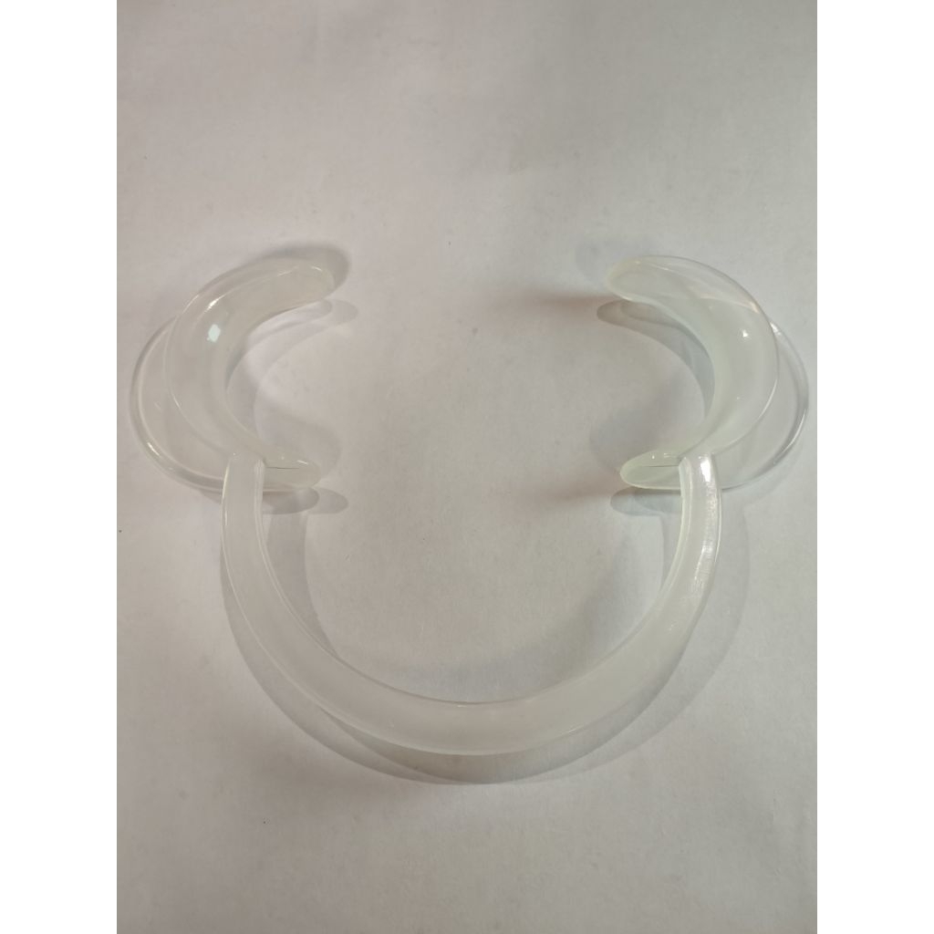 Cheek Retractor Plastik Standard Transparan Pembuka Pipi Bibir Dental untuk Foto Intraoral Ortho Ble