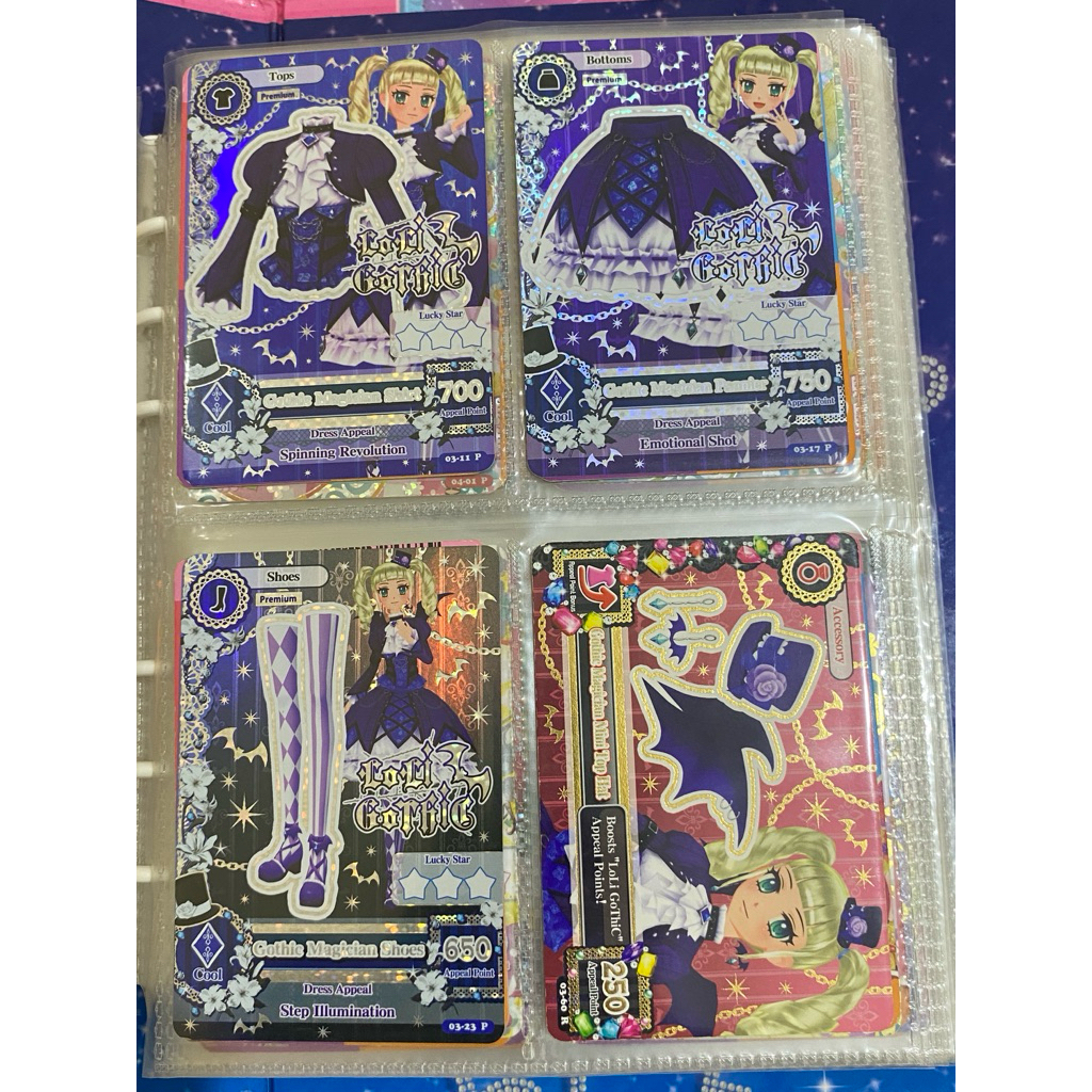 (BOOKED) Loli gothic premium Kartu Aikatsu