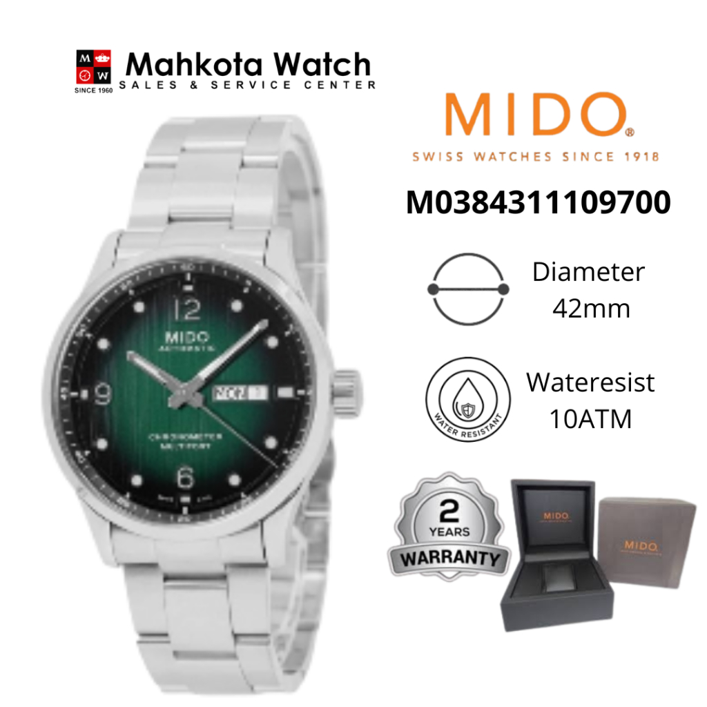 JAM TANGAN MIDO AUTOMATIC M0384311109700 ORIGINAL