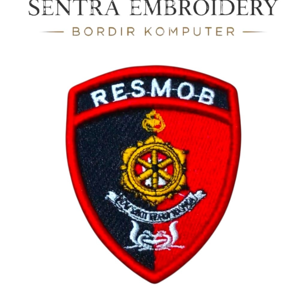 Logo Bordir RESMOB timbul