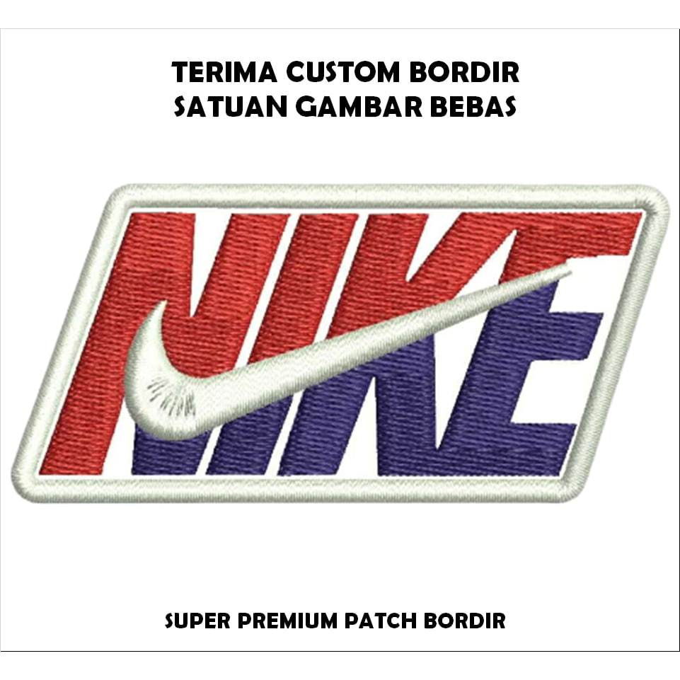 007 EMBLEM PATCH BORDIR LOGO NIKE - CUSTOM BORDIR SUMEDANG
