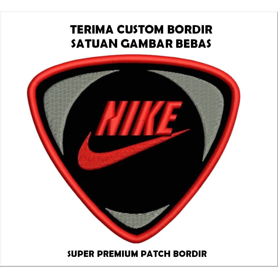 001 EMBLEM PATCH BORDIR LOGO NIKE - CUSTOM BORDIR SUMEDANG