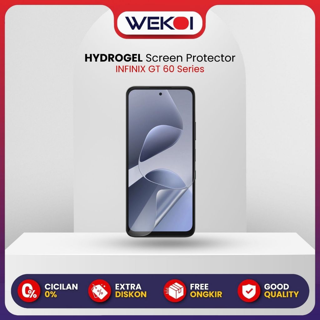 WEKOI Hydrogel INFINIX 60 | NOTE 60 PRO Pelindung Layar Anti Gores Smartphone | Screen Protector Han