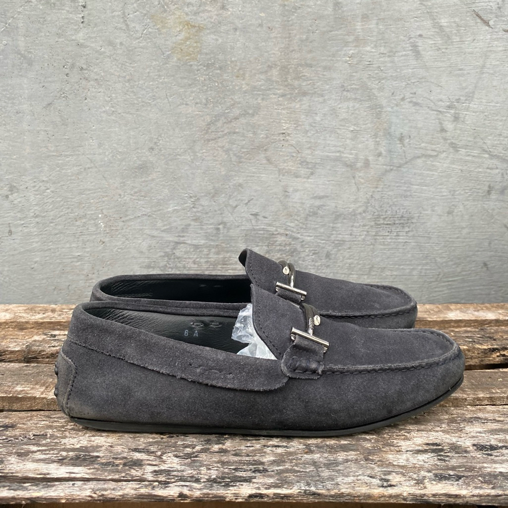 TODS suede loafer shoes