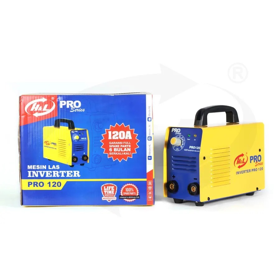 H&L Mesin Las / Trafo Las PRO 120 HL 900 Watt 120 A Travolas Inverter HnL 900W