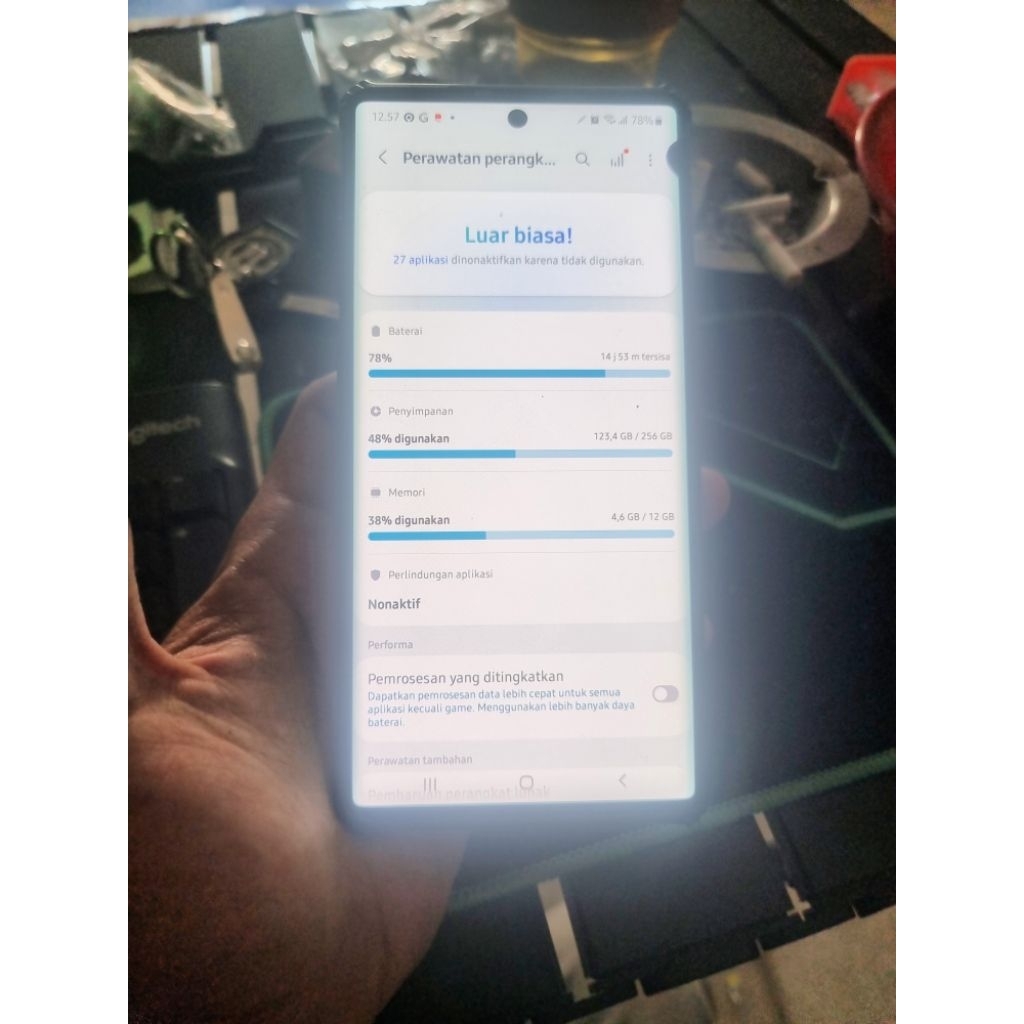 HP SAMSUNG NOTE 10 PLUS RAM 12/256GB