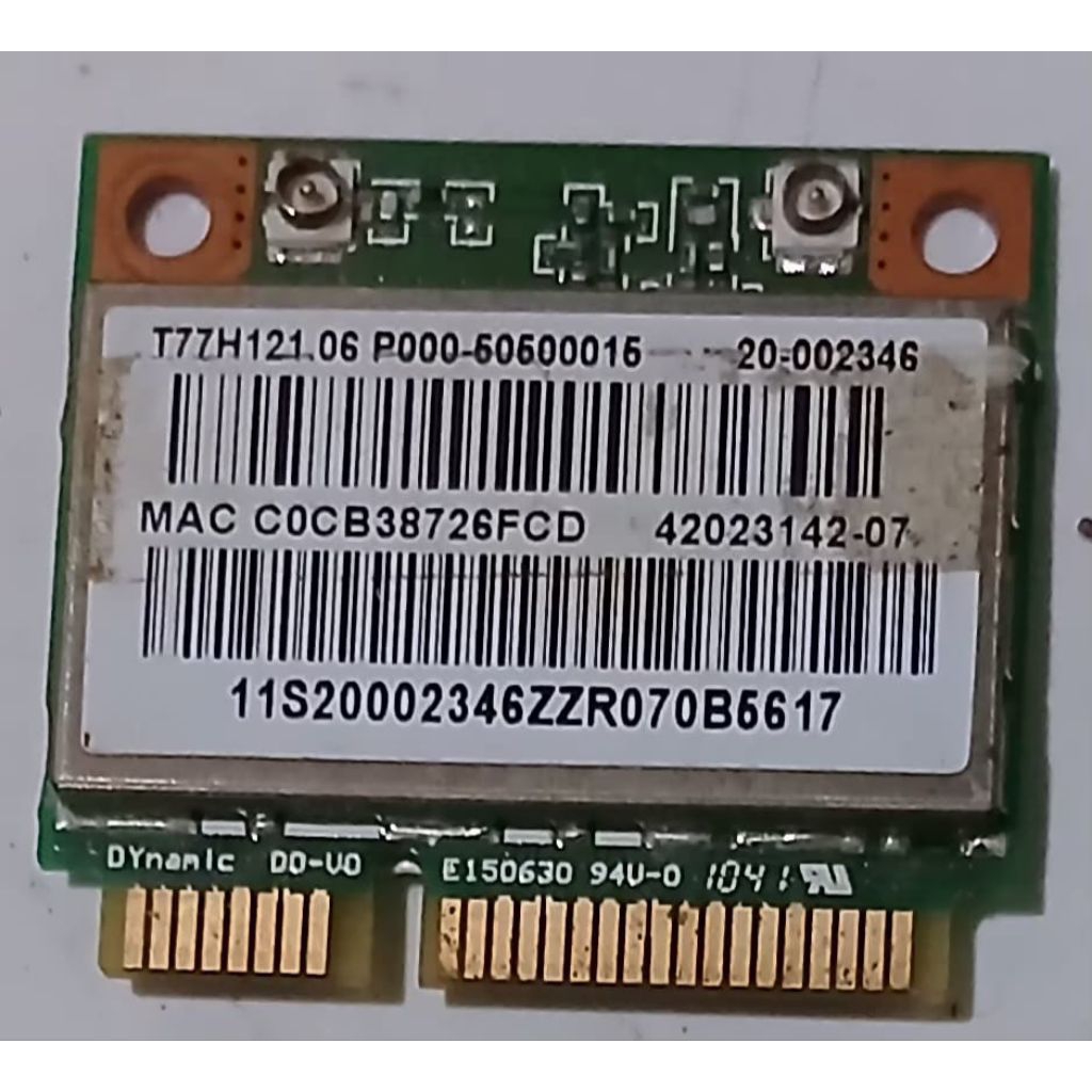 wifi card copotan laptop jadul gen 5 atheros AR5B95