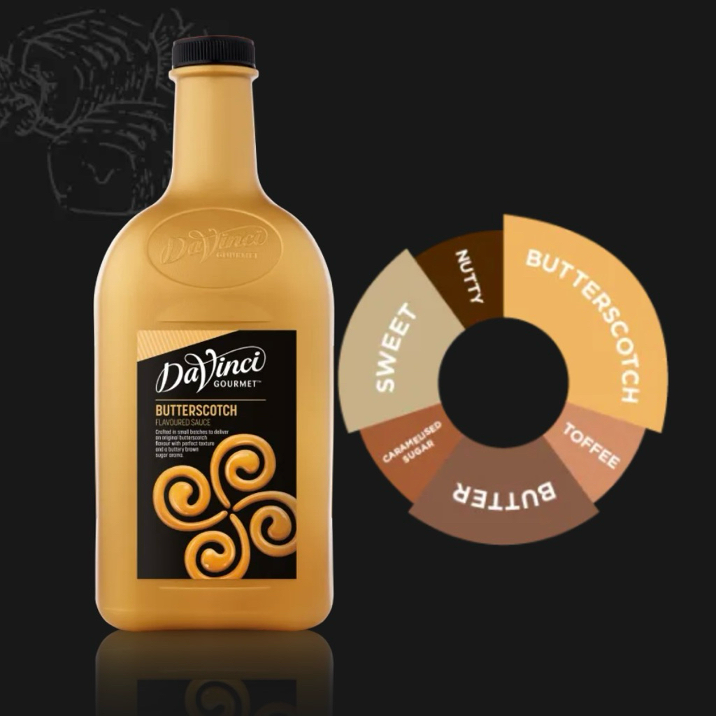 Davinci Sauce Saus Butterscotch 2000ML 2L Saus
