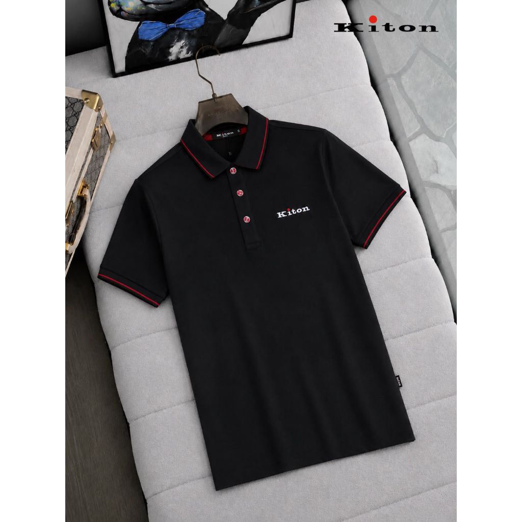 kaos polo shirt pria kiton2828 branded terbaru