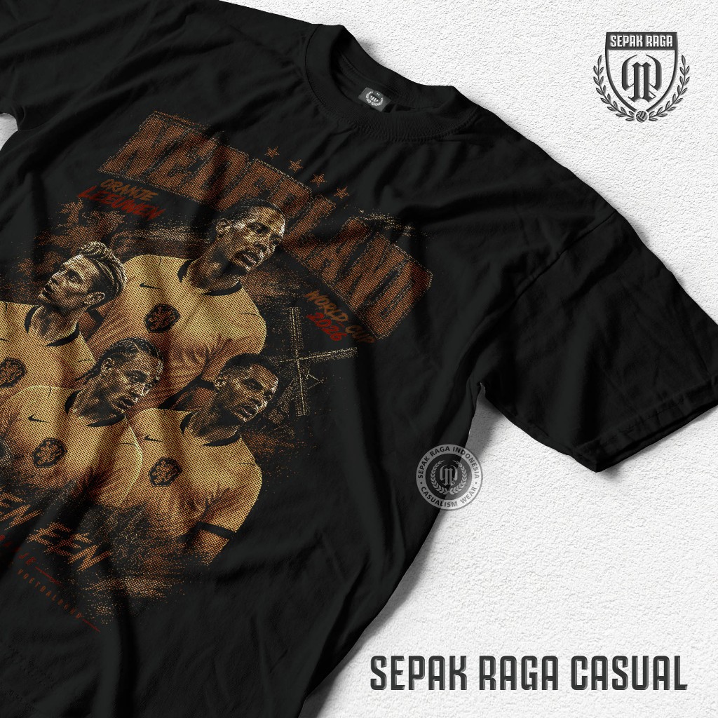 Kaos Bootleg Vintage 90s Timnas Belanda - Kaos Sepakraga Casual - Netherland Oranje Vintage T-shirt 