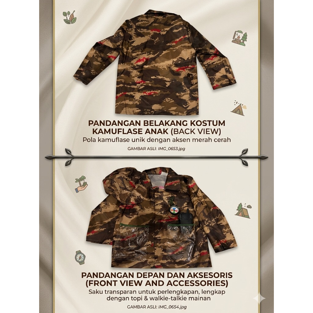 Baju profesi Baju kostum anak Pl
