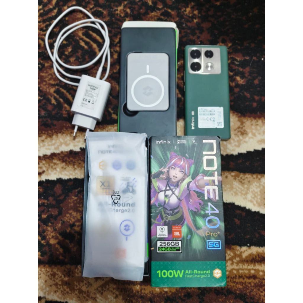 HP Infinix Note 40 Pro+ Ram 12+12 256GB Garansi Resmi