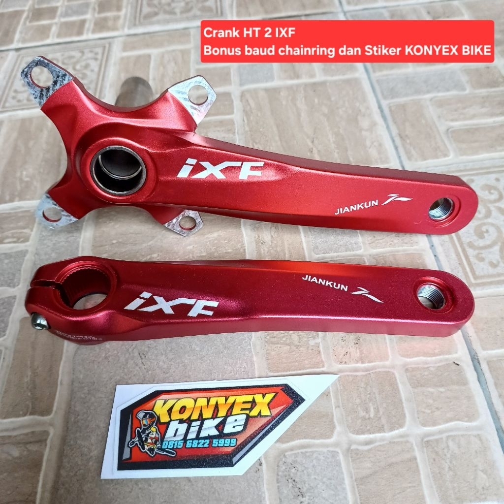 Crank HT2 IXF Bonus Baud dan Stiker KONYEX BIKE HT1 Strummer HT1