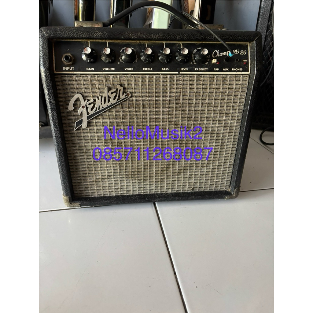 ampli fender sound gitar fender champions 20