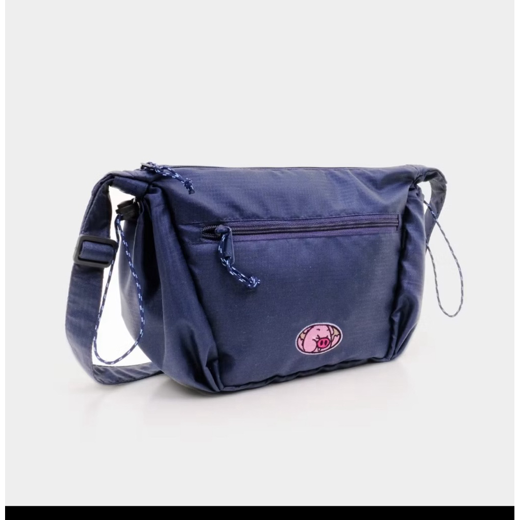 Preloved CRSL Pigko Sling Bag Navy Unisex (with gift)