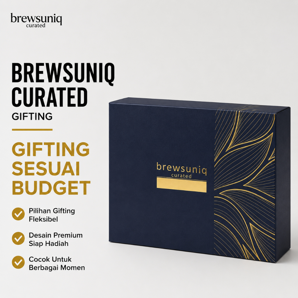 BREWSUNIQ CURATED - Magnetic Gift Box Premium Hard Box | Hampers Eksklusif Custom Gift