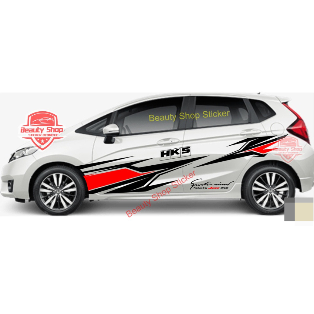 sticker stiker mobil honda jazz cutting sticker jazz rs sportmind keren full body tribal