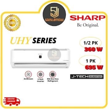 AC Sharp J-Inverter Plasma 1/2PK, 1PK - AHXP6BMY/AHXP10BMY