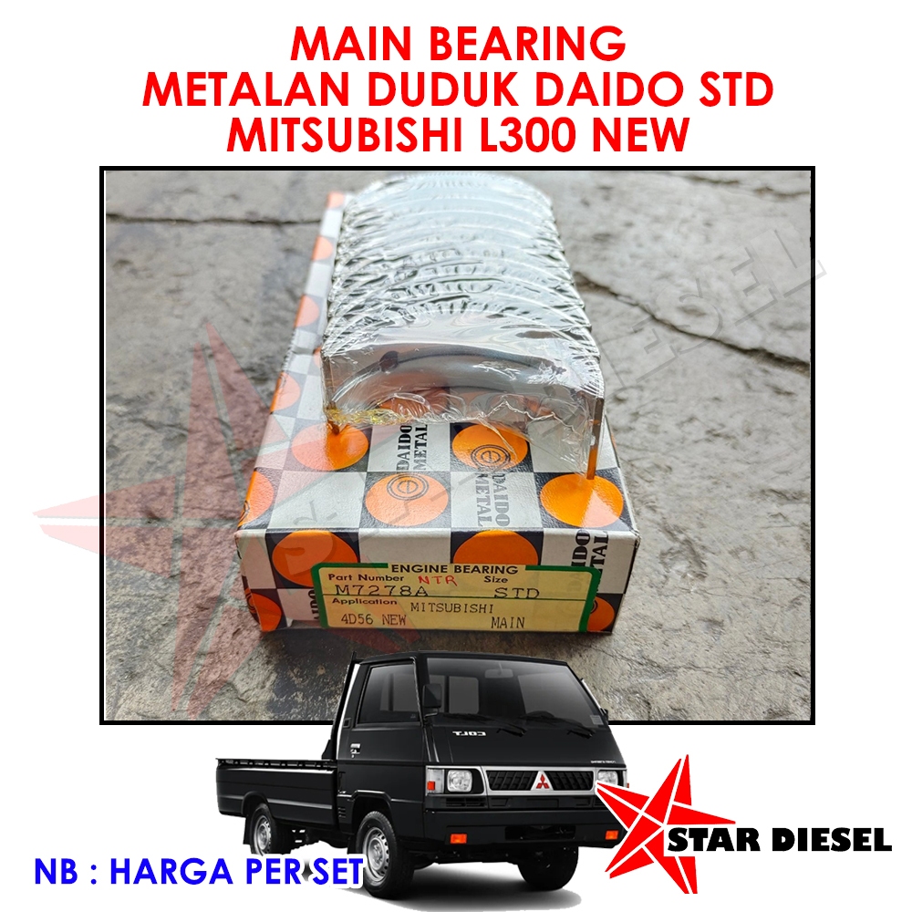 METALAN DUDUK MAIN STD DAIDO L300 DIESEL NEW METAL SET RAUN DUDUK STD