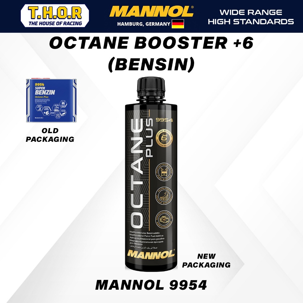 MANNOL 9954 | SUPER BENZIN OCTANE PLUS | Octane Booster +6 | Hemat BBM 450ml