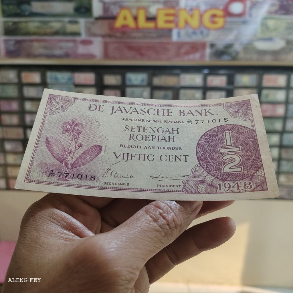 uang kuno Seri Federal 1 rupiah 1948