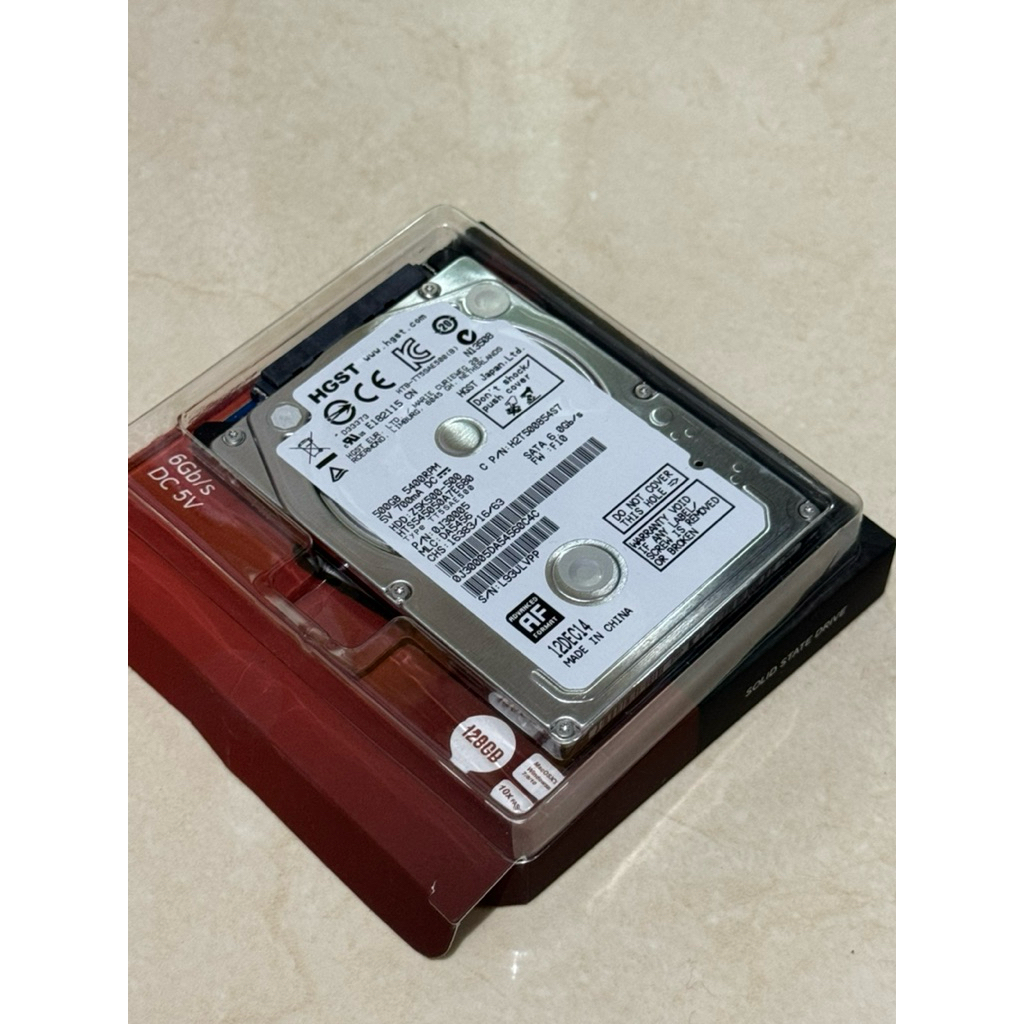 HDD slim sata HGST 500GB