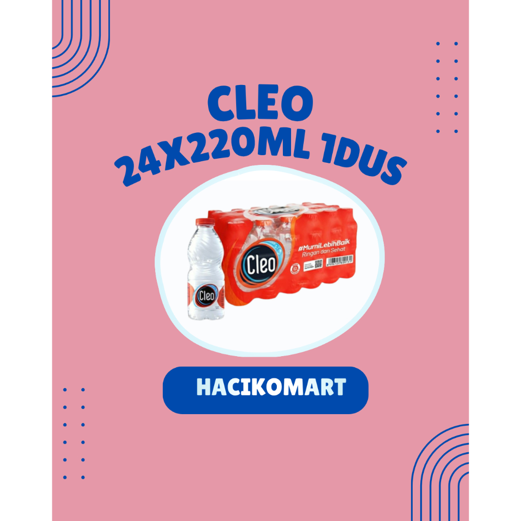 minuman cleo 24x220ml 1dus