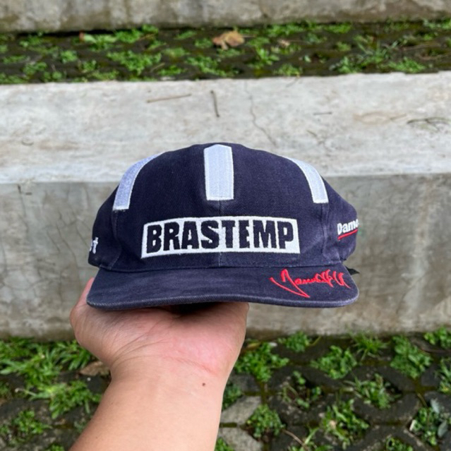 Damon Hill Retro F1 1990s Cap Formula 1 One Champion Vintage Brastemp Adidas Hat