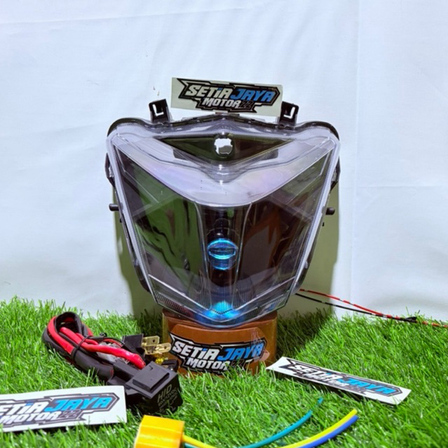 Lampu Depan Biled H4 + Socket Beat Esp Beat Street Tinggal Pasang