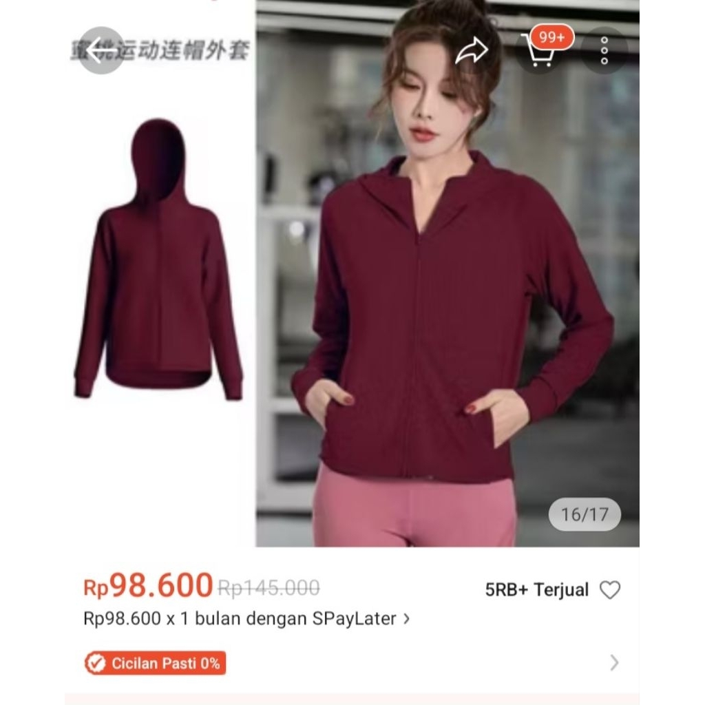 Pl Jaket olahraga