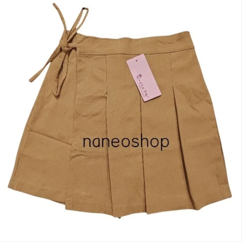 Rok celana Lisa pendek Stretch Tebal Simple Me