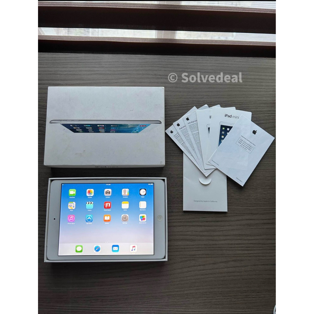 iPad Mini Silver iBox — Mulus Fungsi Normal + Bonus Game