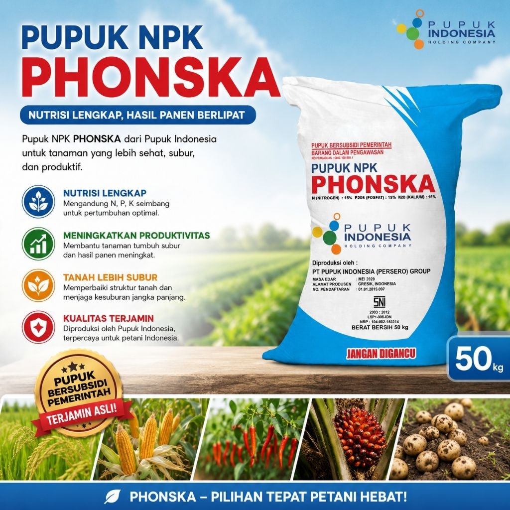 PUPUK NPK PHONSKA- Repack 1kg