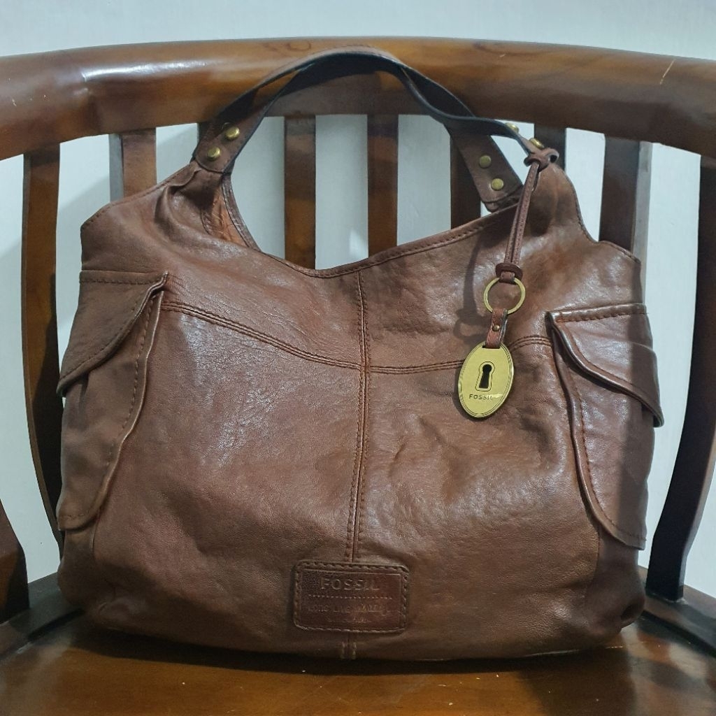 FOSSIL HOBO LARGE LONG LIVE