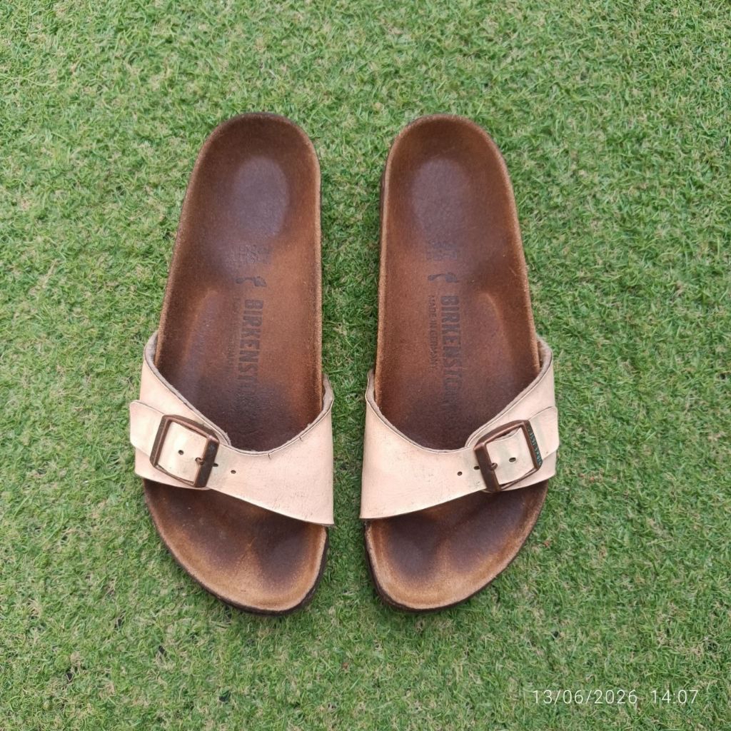 preloved Birkenstock Madrid Pearl white size 37 second bekas Original