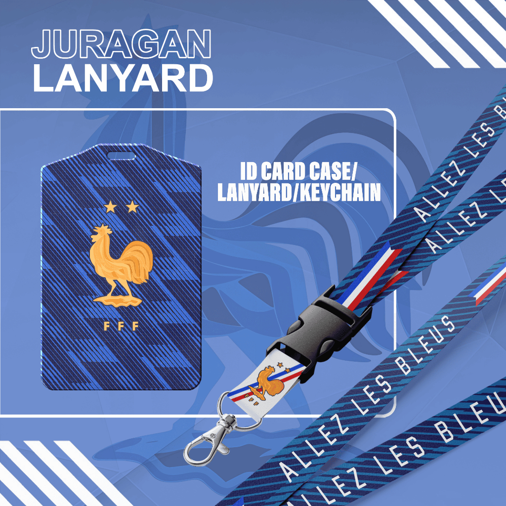 LANYARD / TALI GANTUNGAN LEHER FRANCE / PRANCIS WORLD CUP 2026