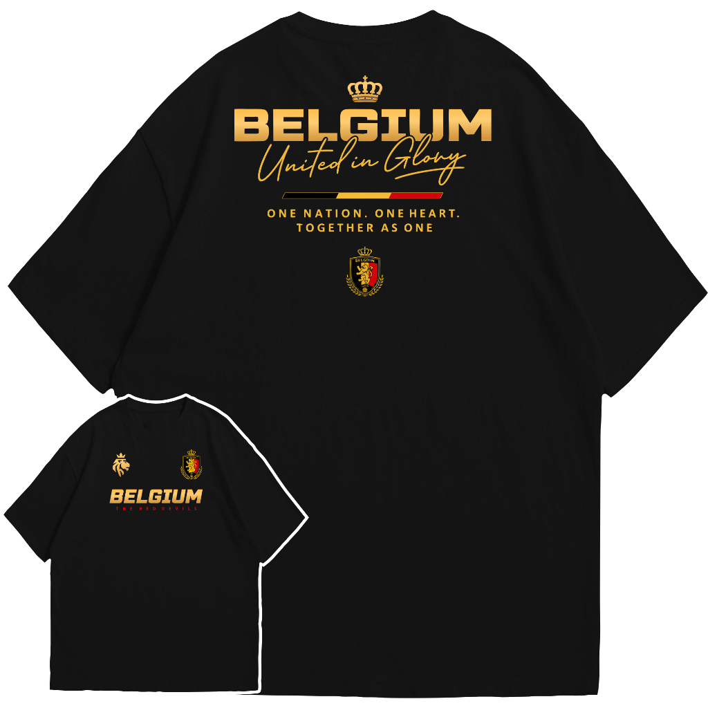 Baju Kaos Belgium United For Glory Red Devils New Series Piala Dunia Fifa World cup 2026 Baju World 