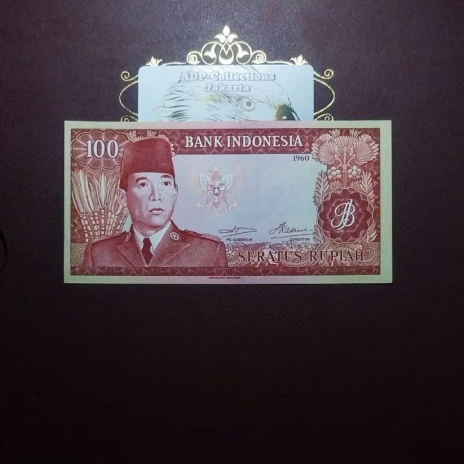 Uang Kuno 100 Sukarno 1960