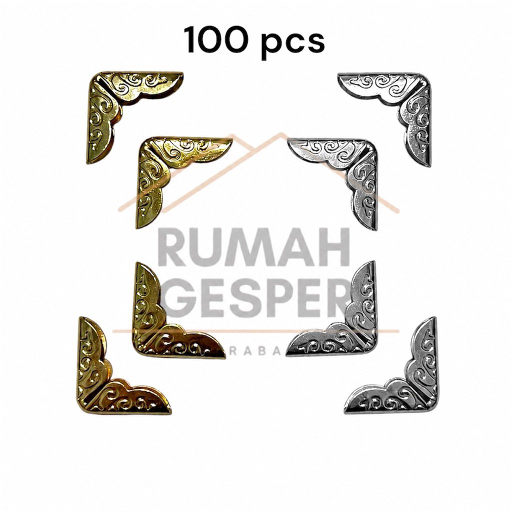 (100 PCS) SIKU BATIK PREMIUM SIKU BUKU YASIN BUKU WISUDA SKRIPSI SUDUT EMAS GOLD SILVER NIKEL