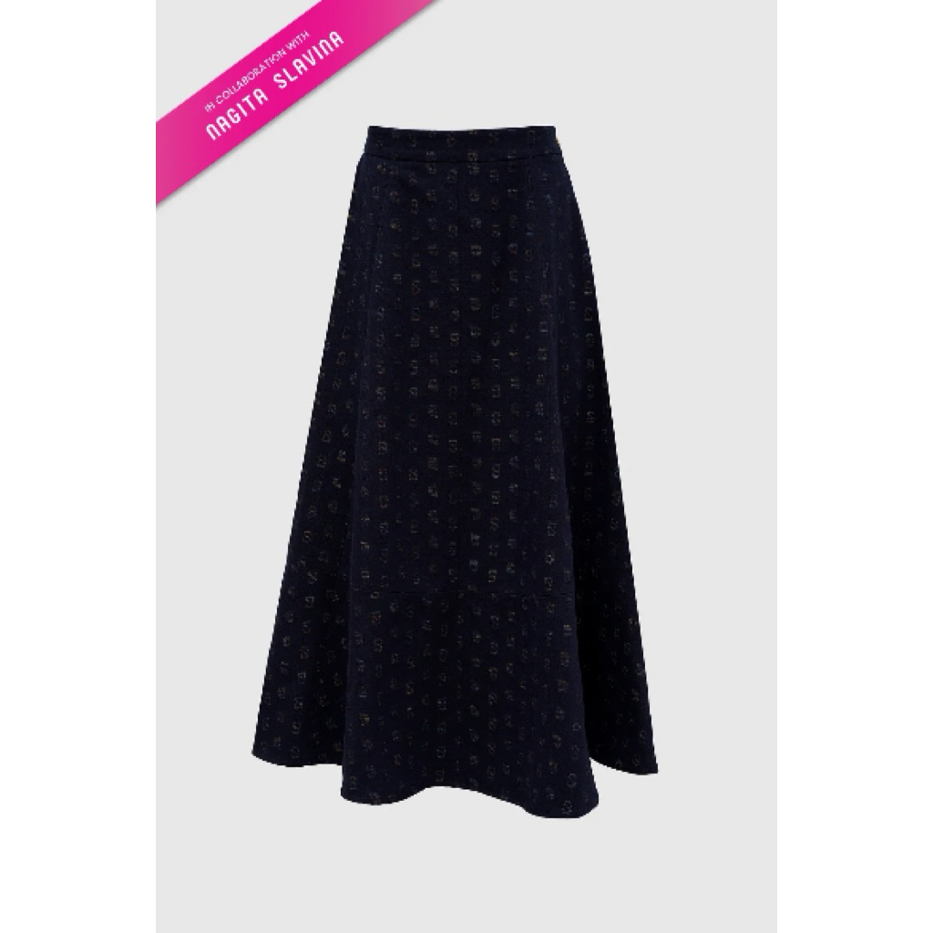 buttonscarves nagita denim skirt