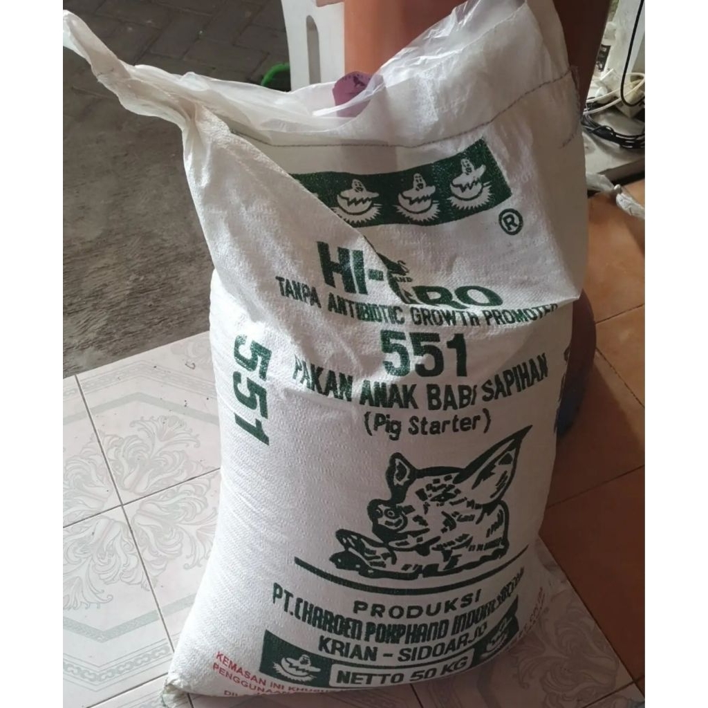 Hi gro 551 pelet pakan babi 20 kg